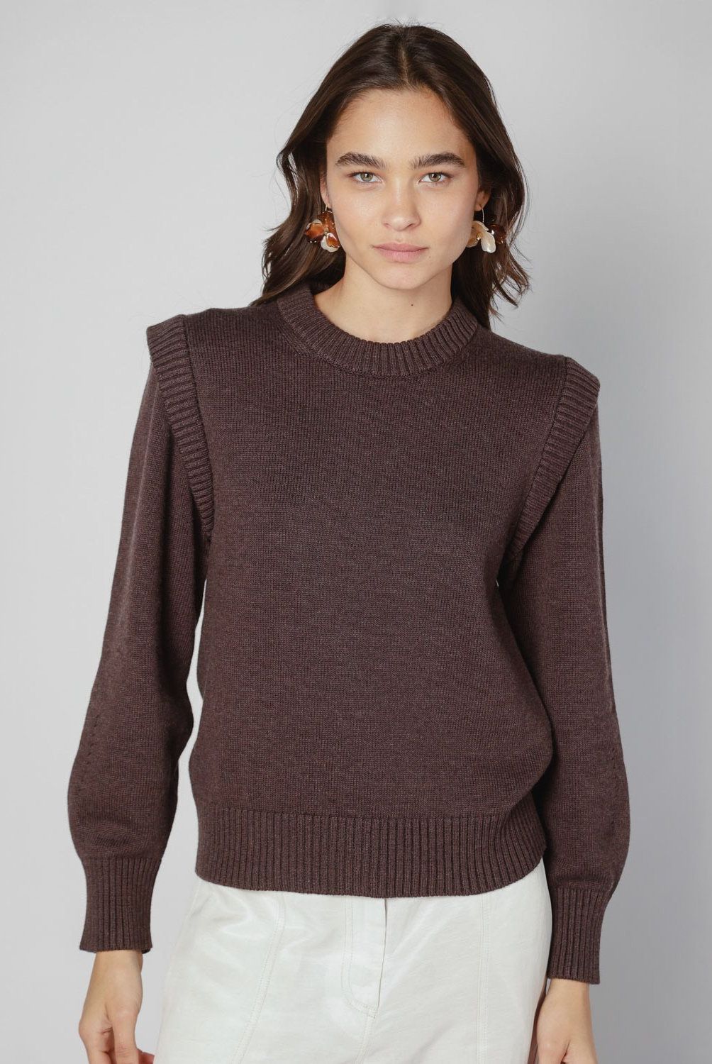 SINGOLARE - Sweater Malva Mujer Singolare