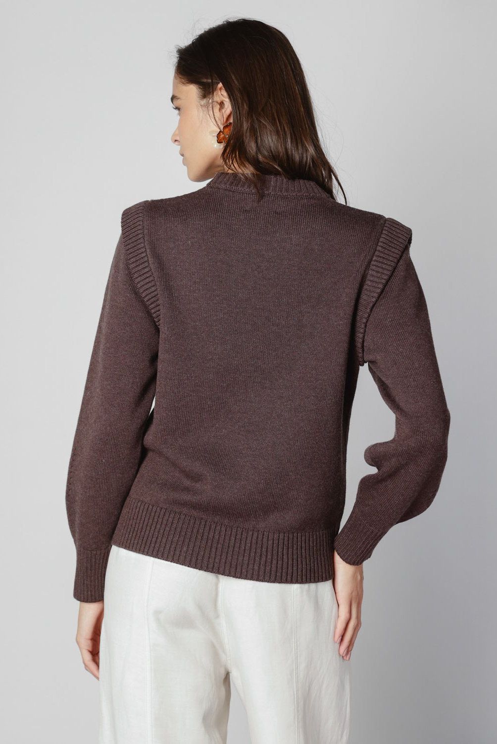 SINGOLARE - Sweater Malva Mujer Singolare