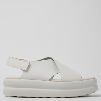 Imagen 1 del producto Sandalia Mujer Cuero Blanco