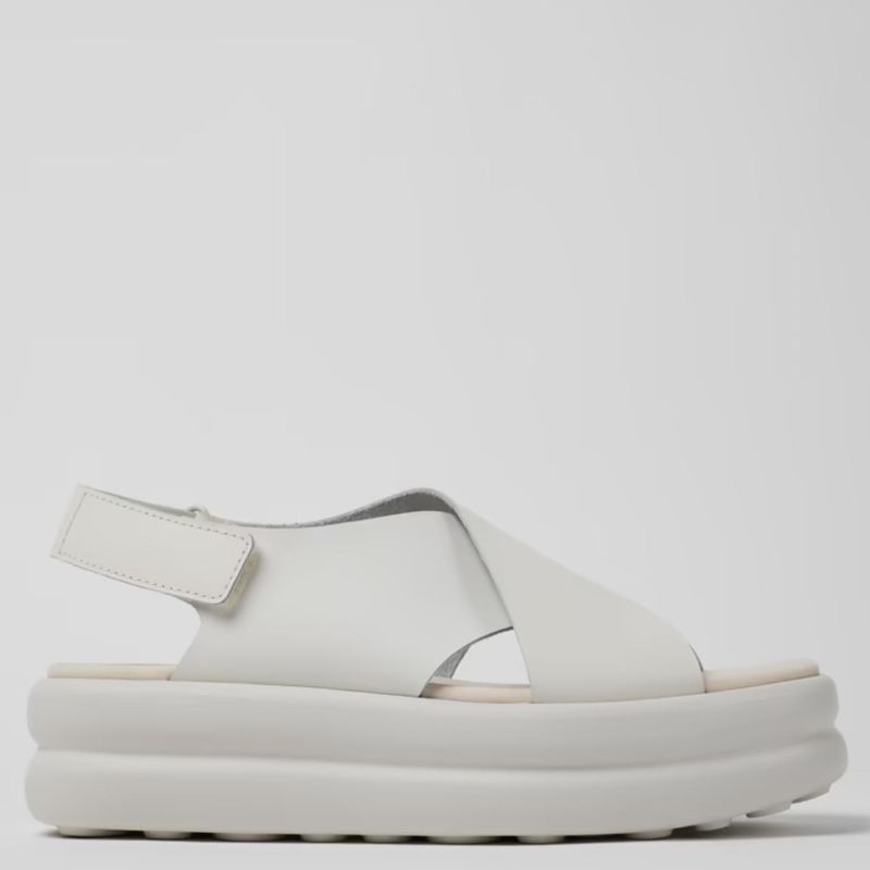 CAMPER - Sandalia Mujer Cuero Blanco Camper