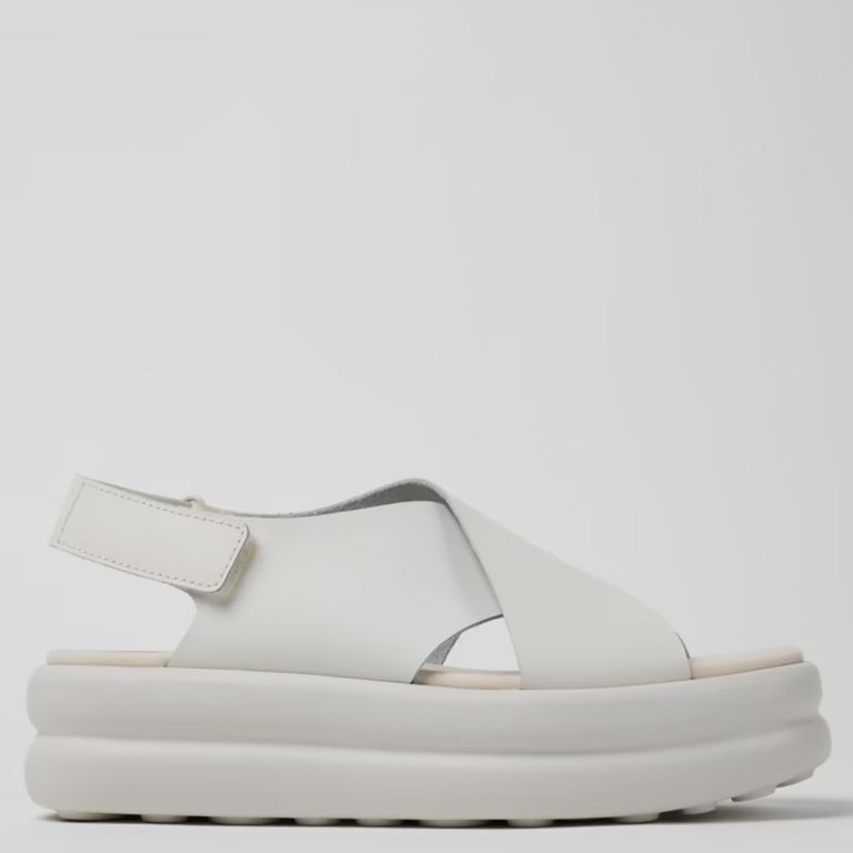 CAMPER Sandalia Mujer Cuero Blanco