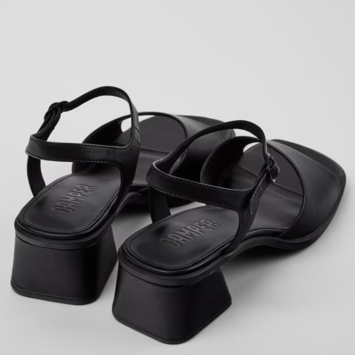 CAMPER - Sandalia Mujer Cuero Negro Camper