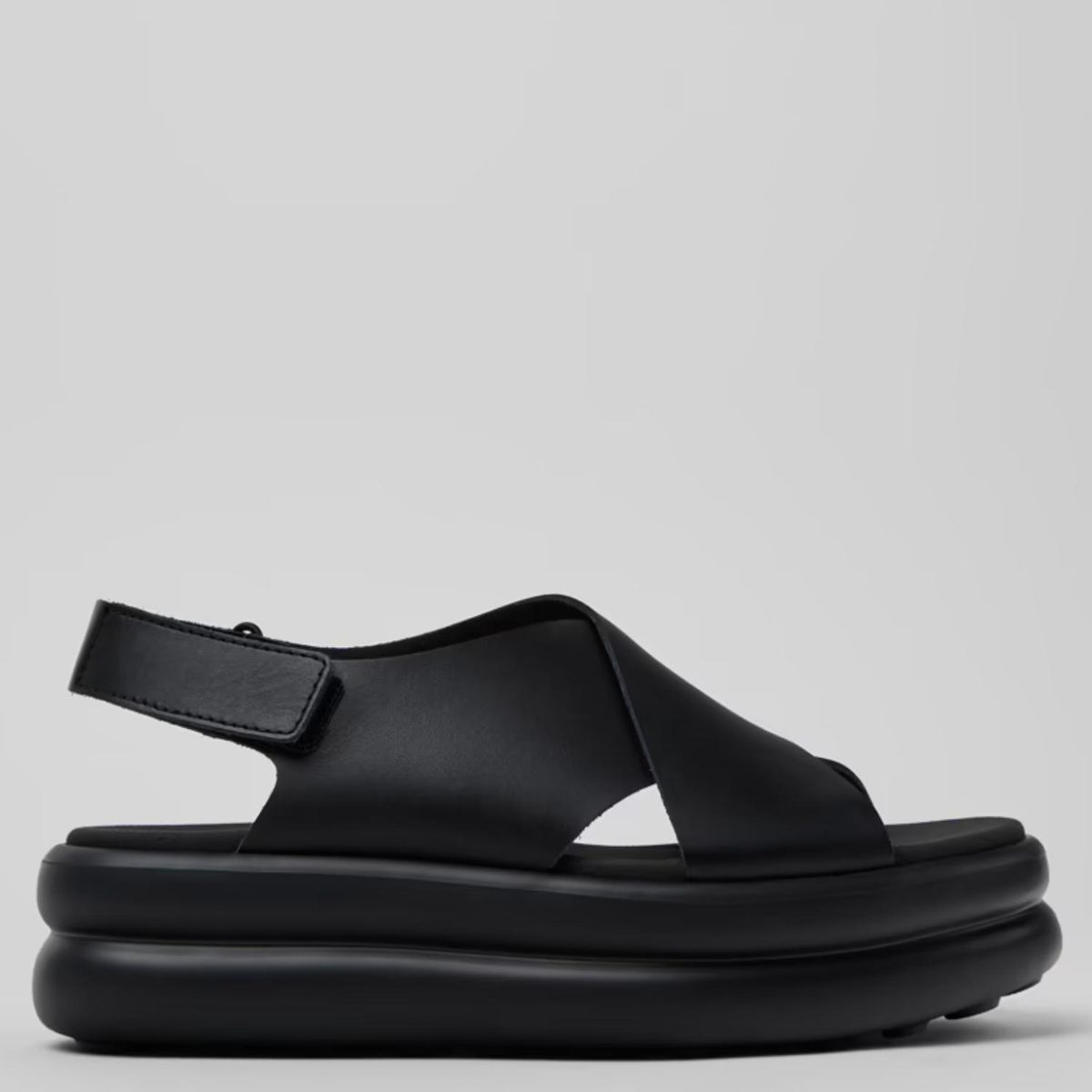 CAMPER - Sandalia Mujer Cuero Negro Camper