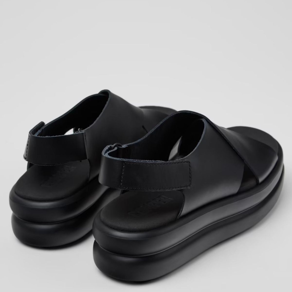 CAMPER - Sandalia Mujer Cuero Negro Camper