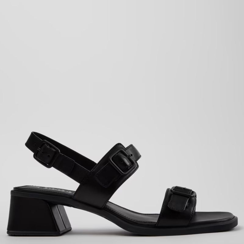 CAMPER - Sandalia Mujer Cuero Negro Camper