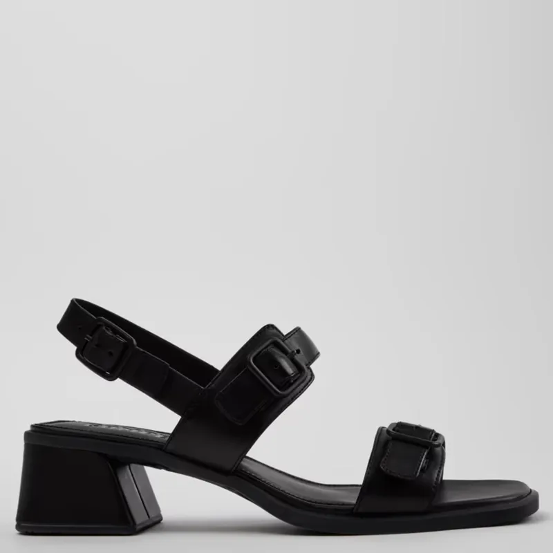 CAMPER - Sandalia Mujer Cuero Negro Camper