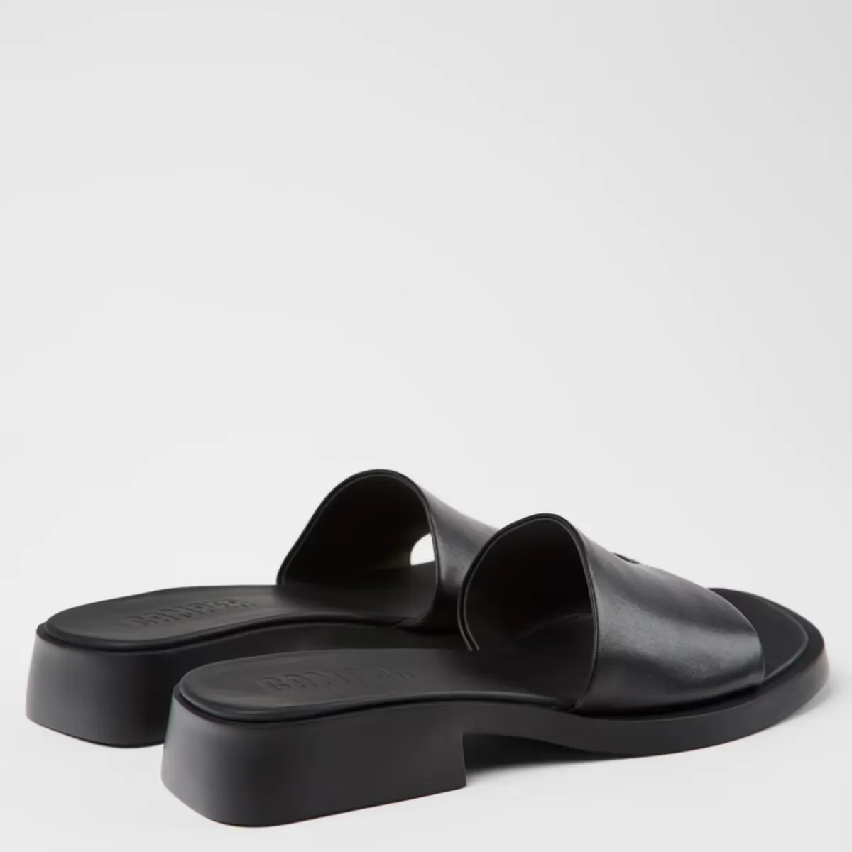 CAMPER - Sandalia Mujer Cuero Negro Camper