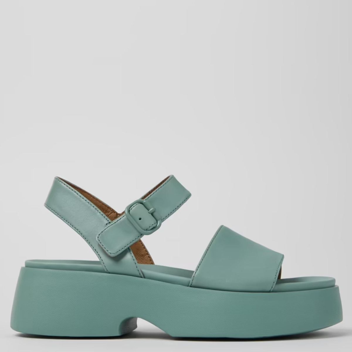 CAMPER - Sandalia Mujer Cuero Verde Camper