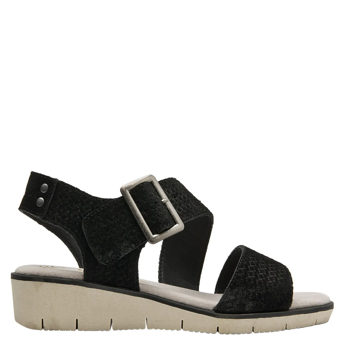 PANAMA JACK - Sandalia Mujer Cuero Negro Panama Jack