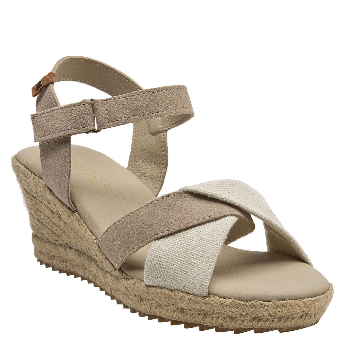 PANAMA JACK - Sandalia Mujer Cuero Beige Panama Jack