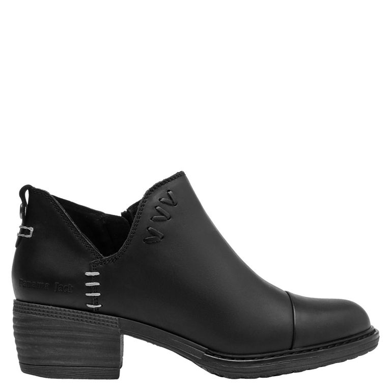 Botín Mujer Cuero Negro