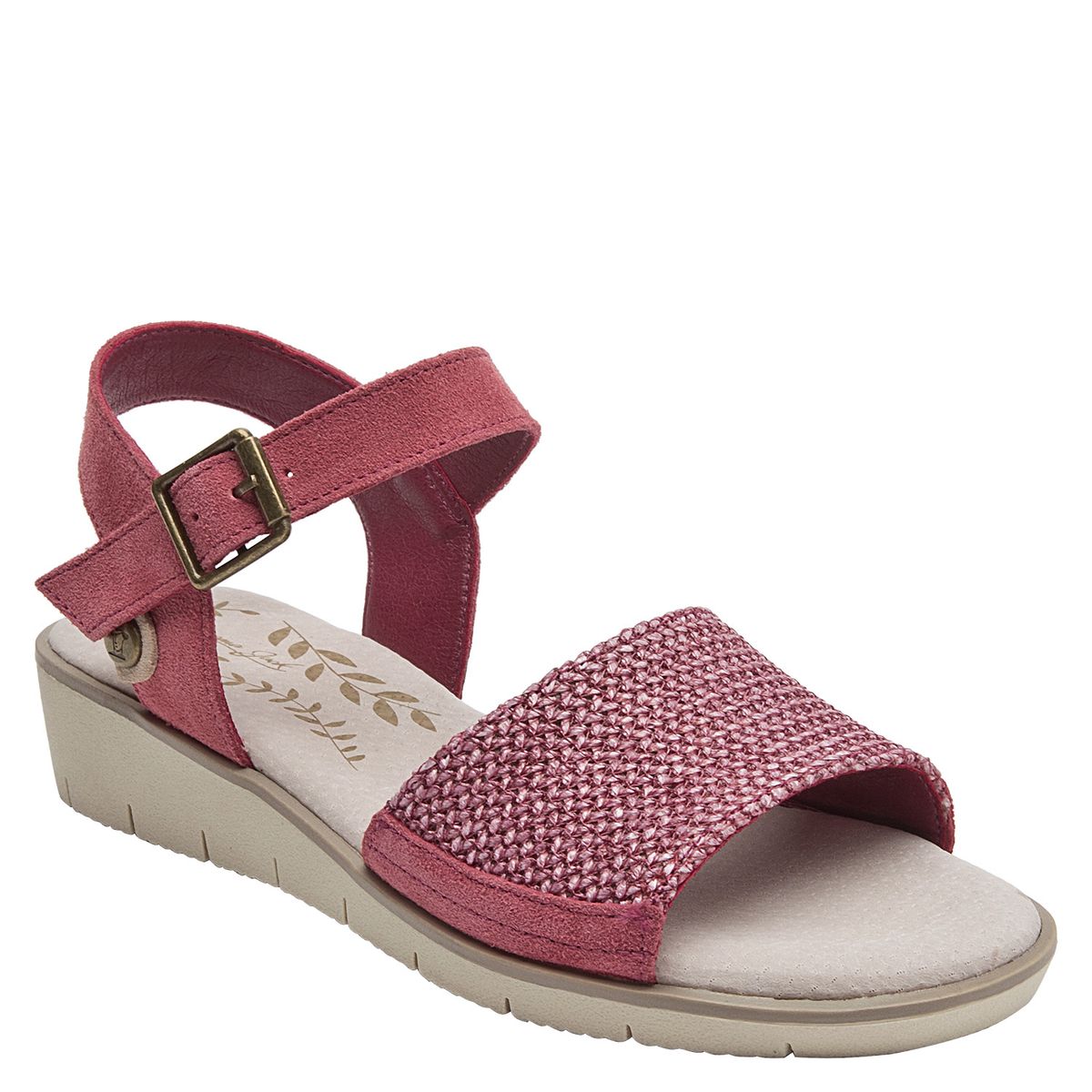 PANAMA JACK - Sandalia Mujer Cuero Rojo Panama Jack