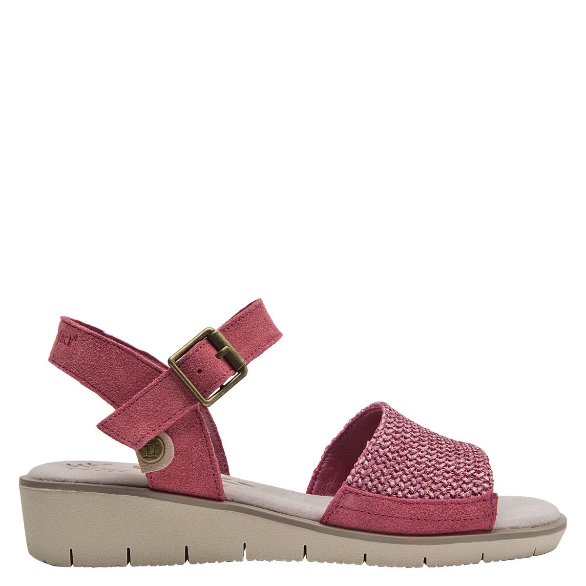 PANAMA JACK - Sandalia Mujer Cuero Rojo Panama Jack