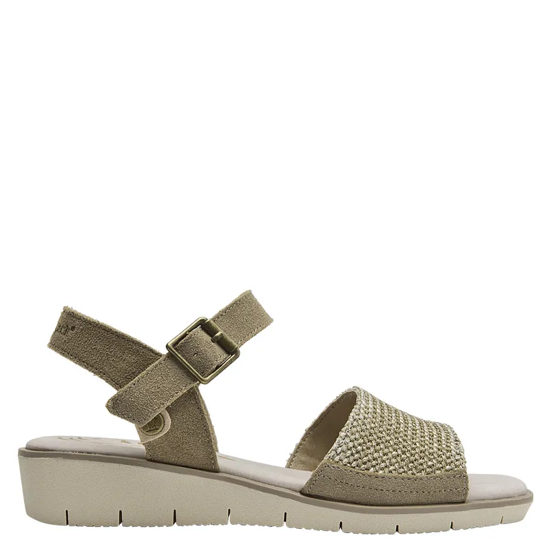 PANAMA JACK - Sandalia Mujer Cuero Verde Panama Jack