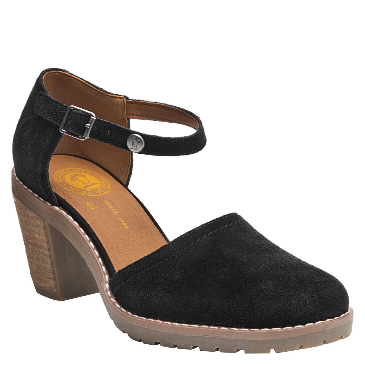 PANAMA JACK - Sandalia Mujer Cuero Negro Panama Jack