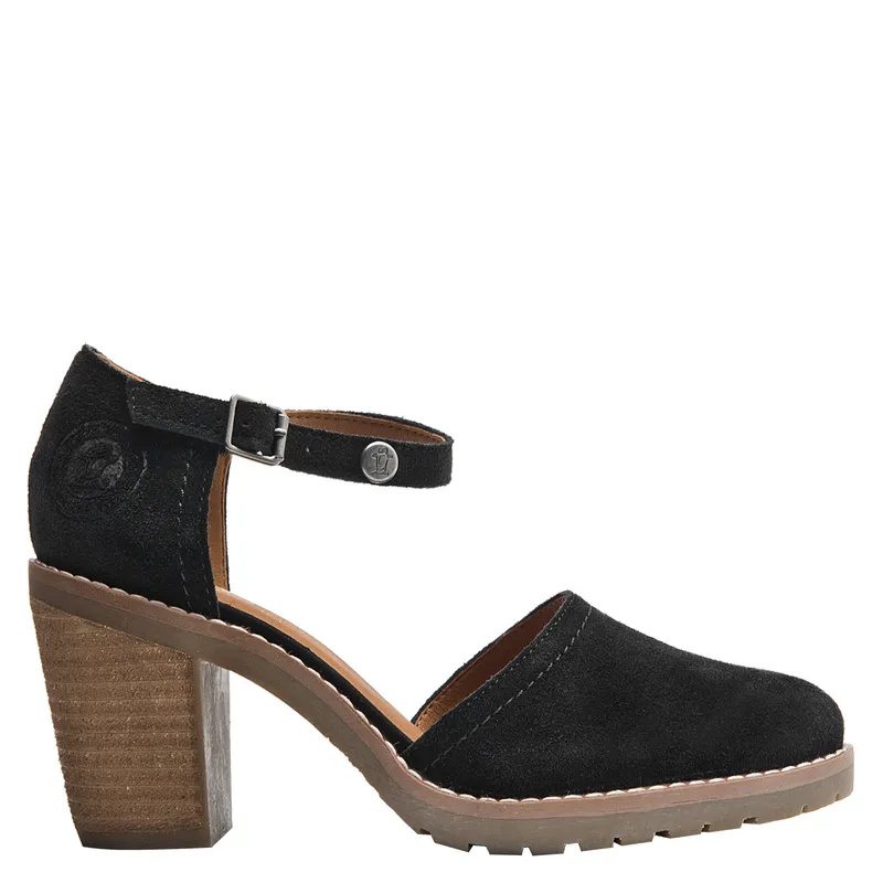 PANAMA JACK - Sandalia Mujer Cuero Negro Panama Jack