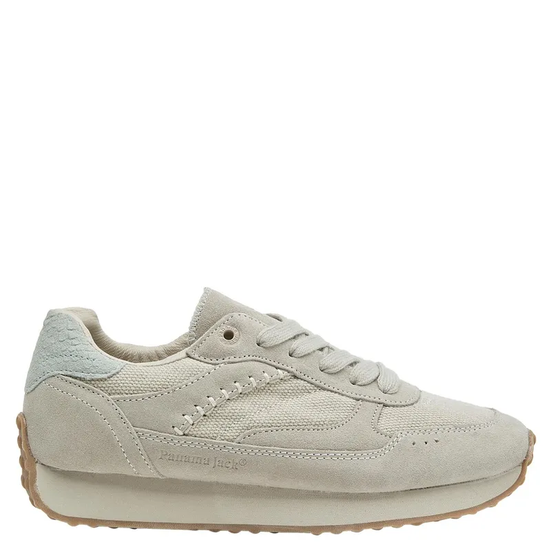 PANAMA JACK - Zapatilla Urbana Mujer Cuero Blanco Panama Jack