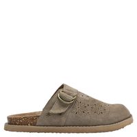 Sandalia Mujer Cuero Beige