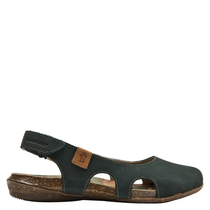 PANAMA JACK - Sandalia Mujer Cuero Azul Panama Jack