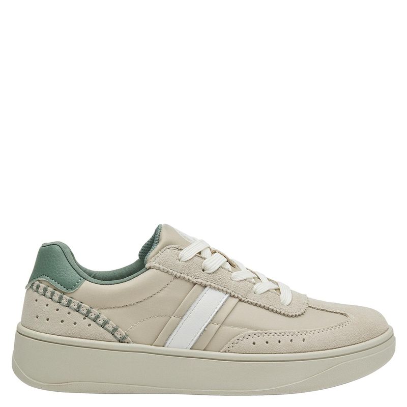 PANAMA JACK - Zapatilla Urbana Mujer Cuero Blanco Panama Jack
