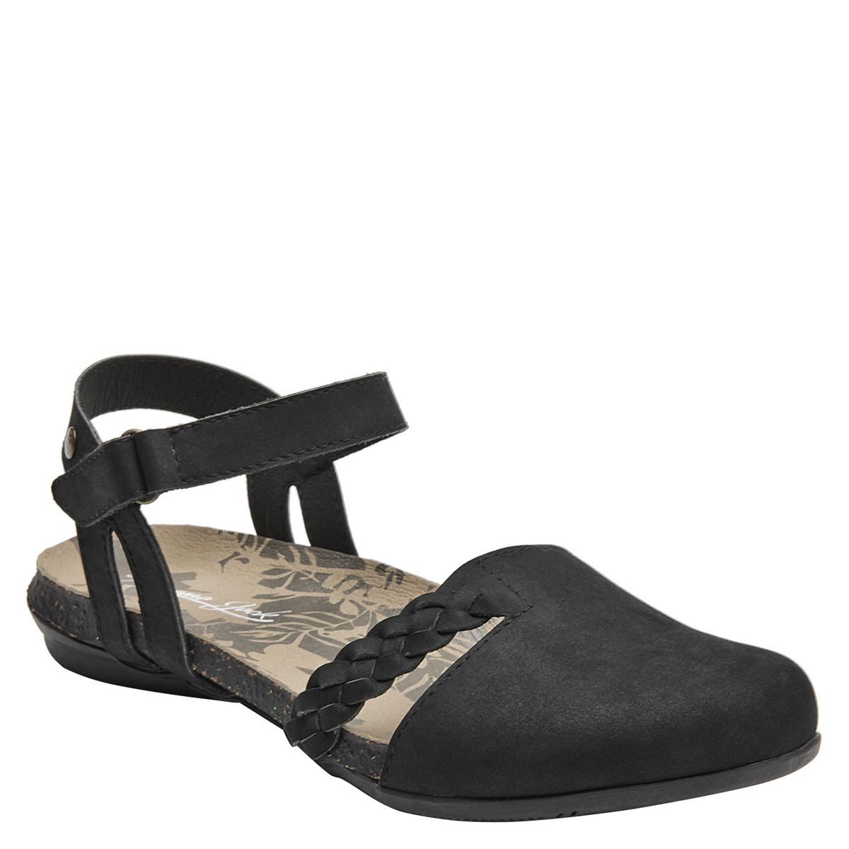 PANAMA JACK - Sandalia Mujer Cuero Negro Panama Jack