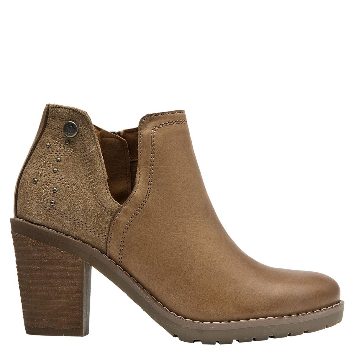 PANAMA JACK - Botín Mujer Cuero Café Panama Jack