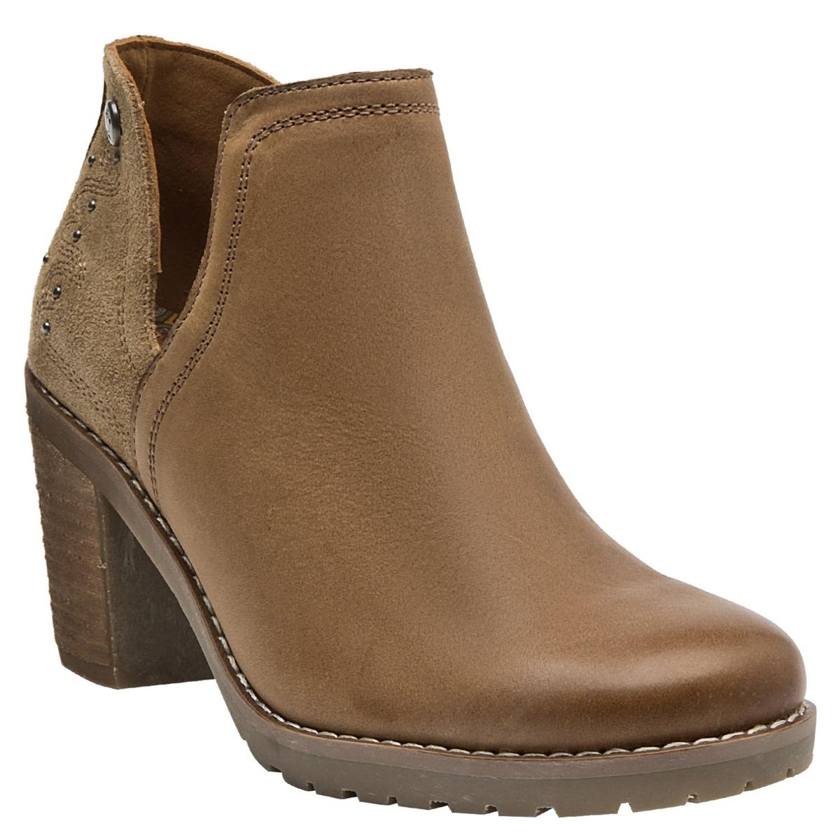 PANAMA JACK - Botín Mujer Cuero Café Panama Jack