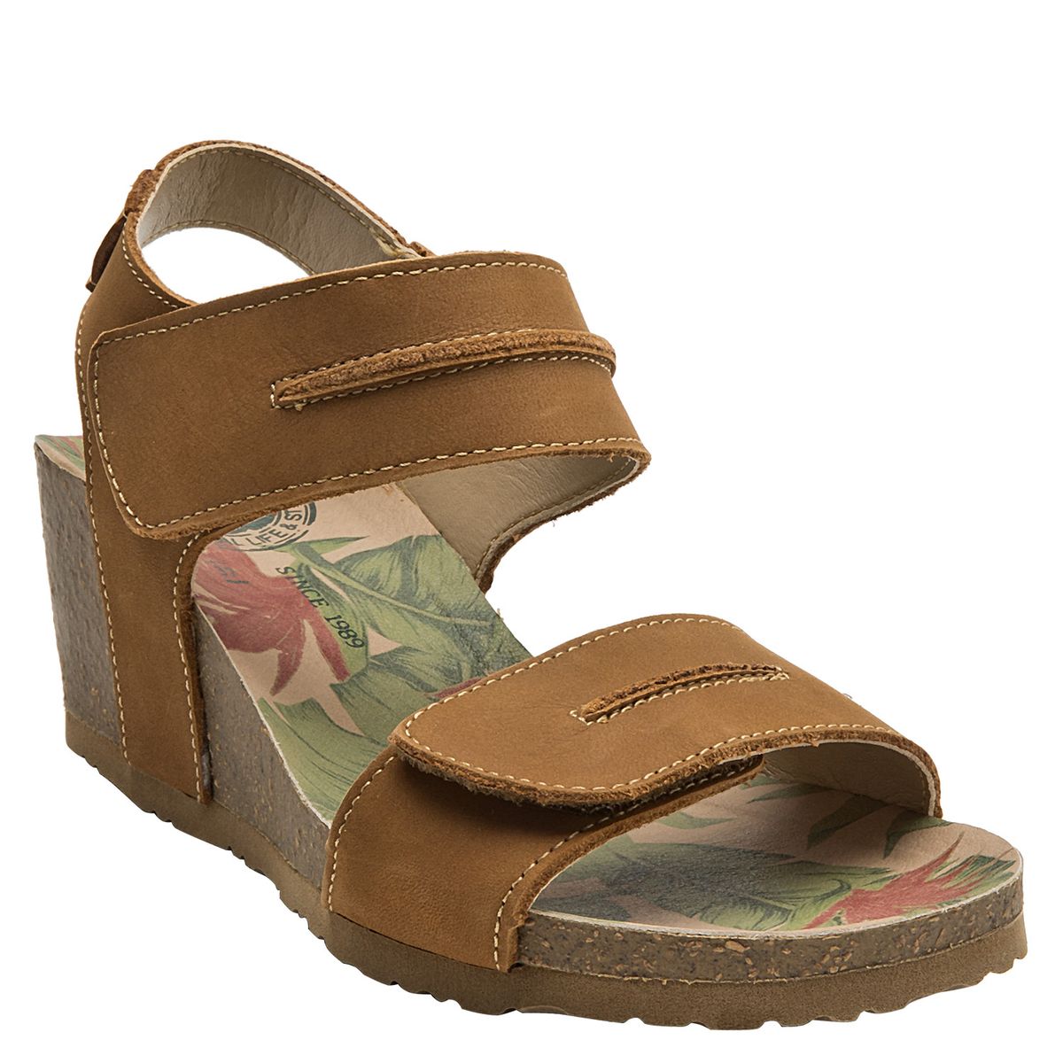 PANAMA JACK - Sandalia Mujer Cuero Café Panama Jack