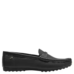 16 HRS - Mocasin Mujer Cuero Negro