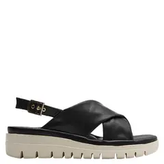 16 HRS - Sandalia Mujer Cuero Negro