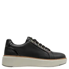 16 HRS - Zapatilla Urbana Mujer Cuero Negro 16Hrs