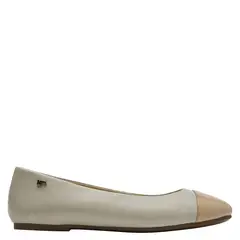 16 HRS - Ballerina Mujer Cuero Blanco