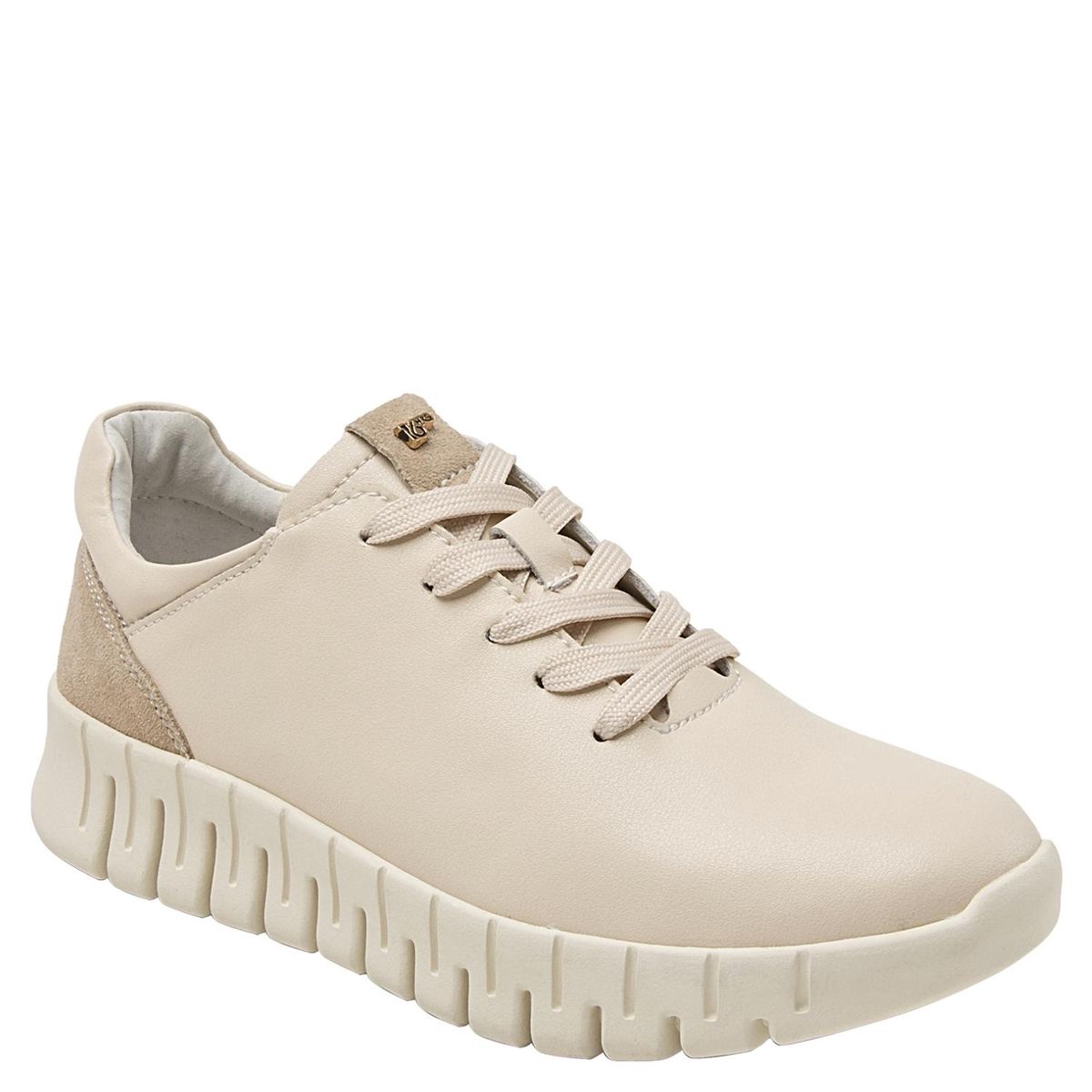 16 HRS - Zapatilla Urbana Mujer Cuero Beige 16 Hrs