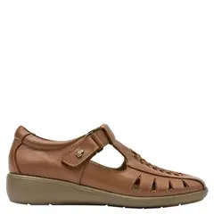 16 HRS - Zapato Casual Mujer Cuero Café