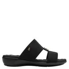 16 HRS - Sandalia Mujer Cuero Negro