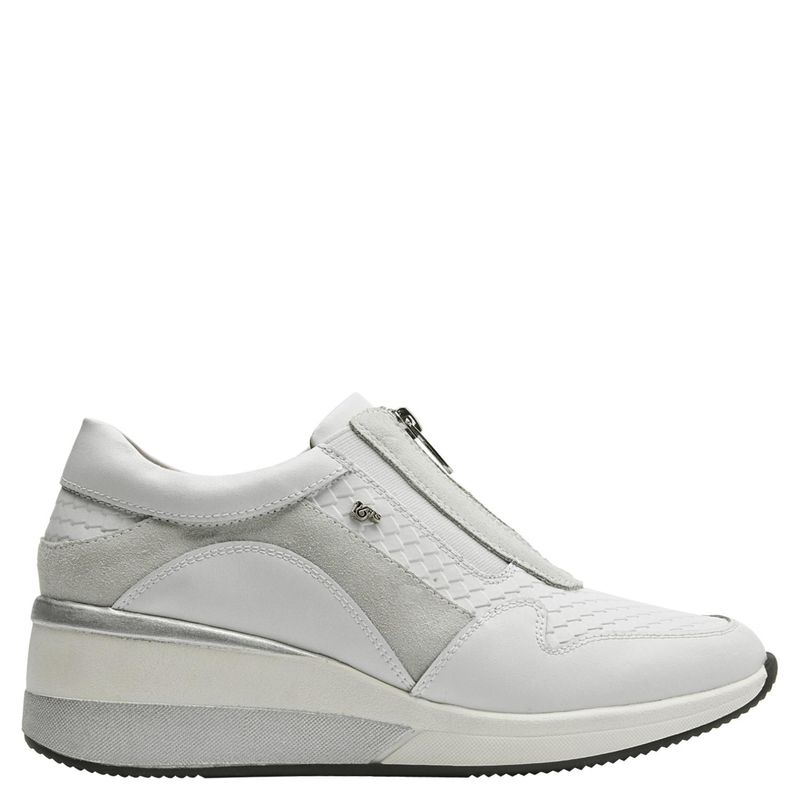 16 HRS - Zapatilla Urbana Mujer Cuero Blanco 16 Hrs
