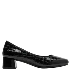 16 HRS - Zapato Casual Mujer Cuero Negro