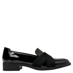 16 HRS - Zapato Casual Mujer Cuero Negro
