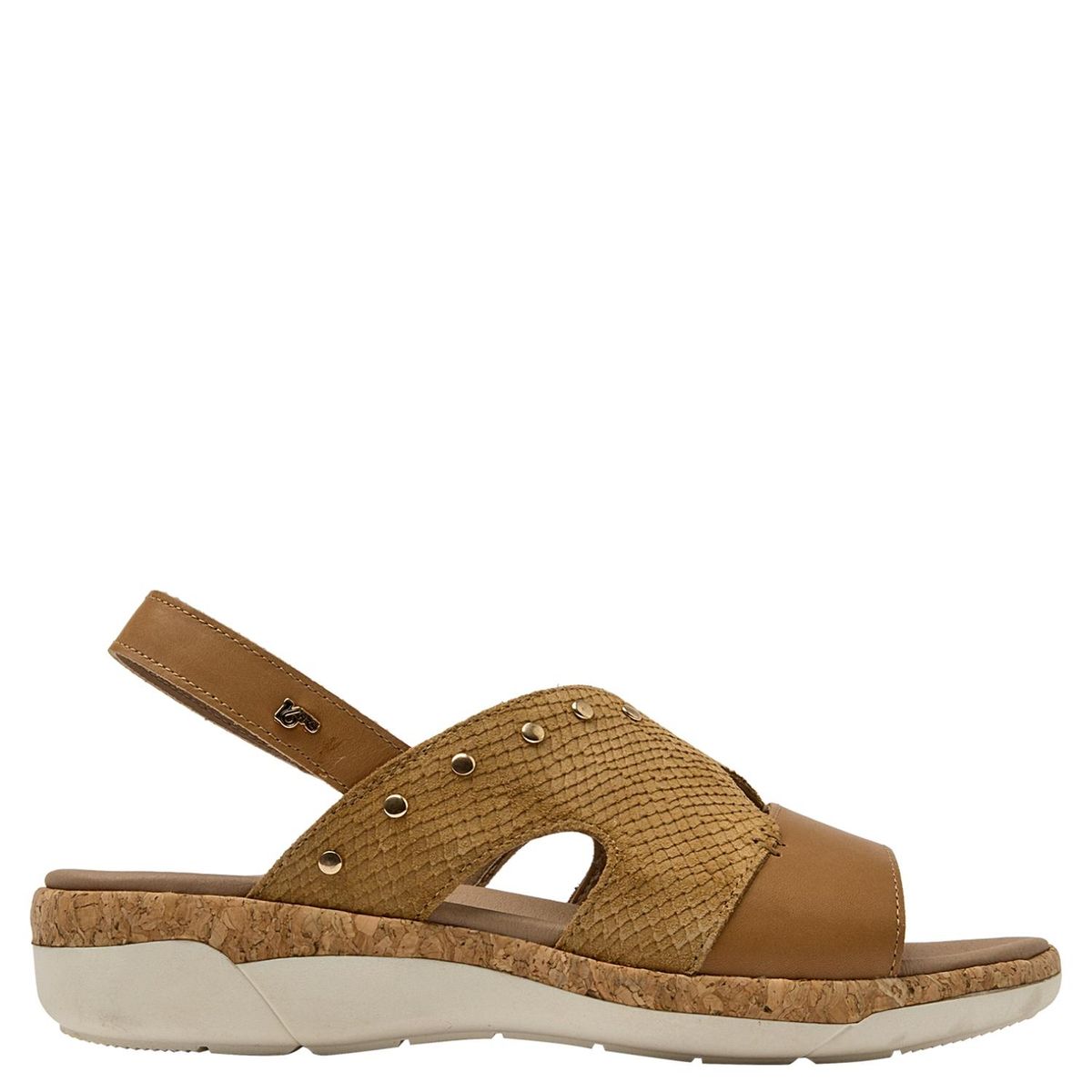 16 HRS - Sandalia Mujer Cuero Café 16 Hrs