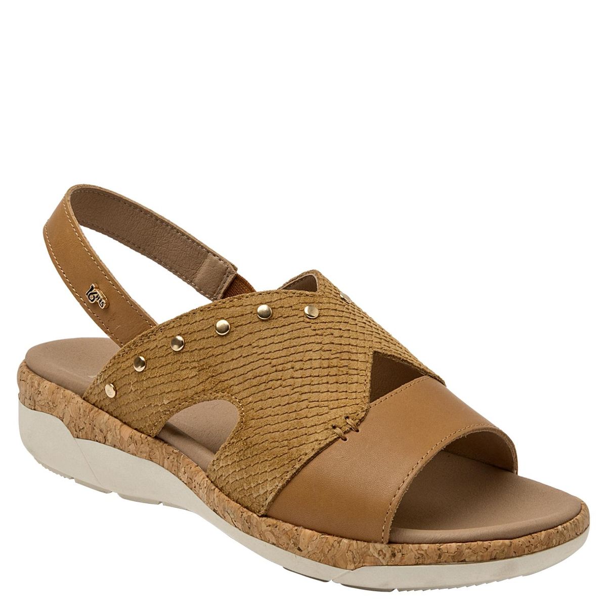 16 HRS - Sandalia Mujer Cuero Café 16 Hrs