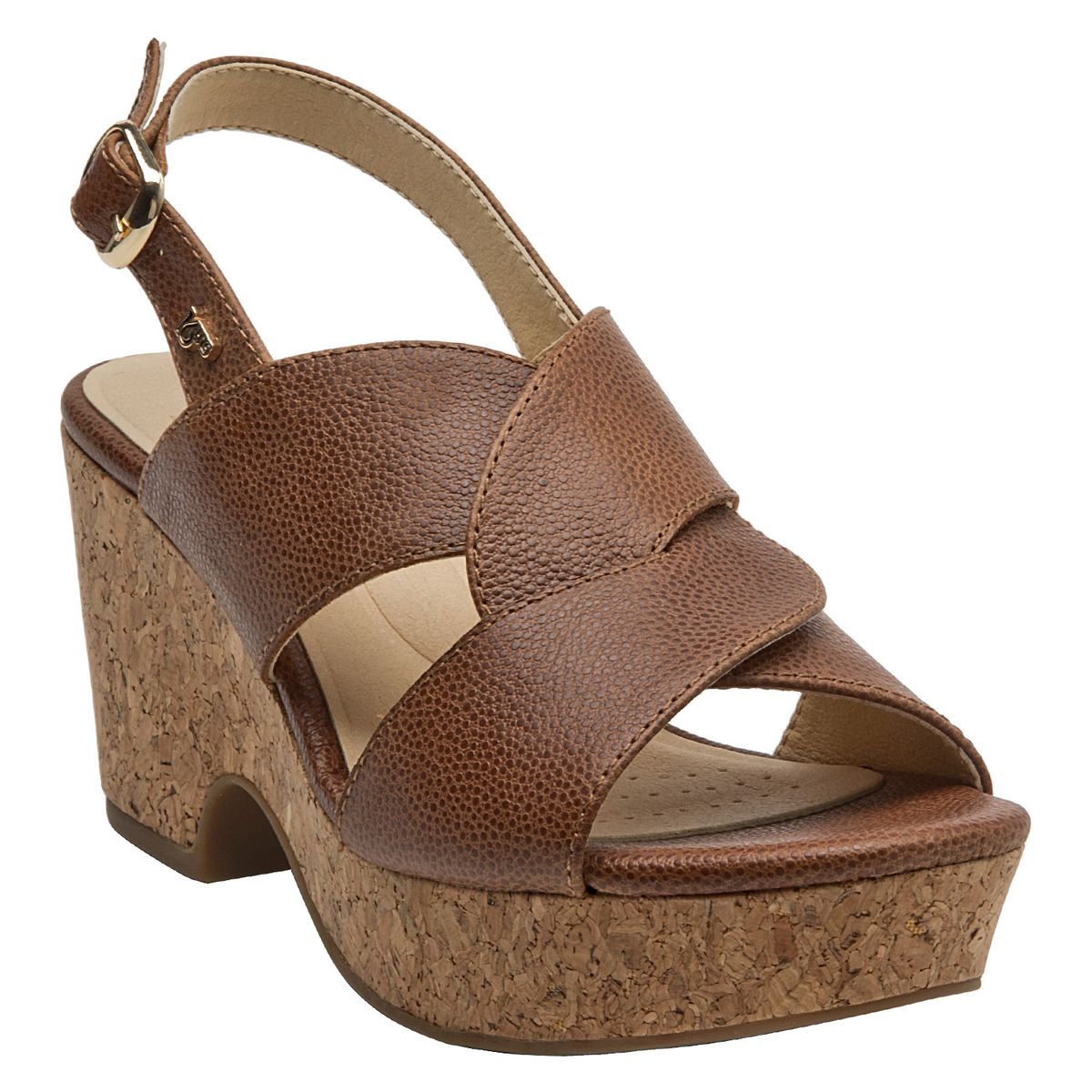 16 HRS - Sandalia Mujer Cuero Café 16 Hrs