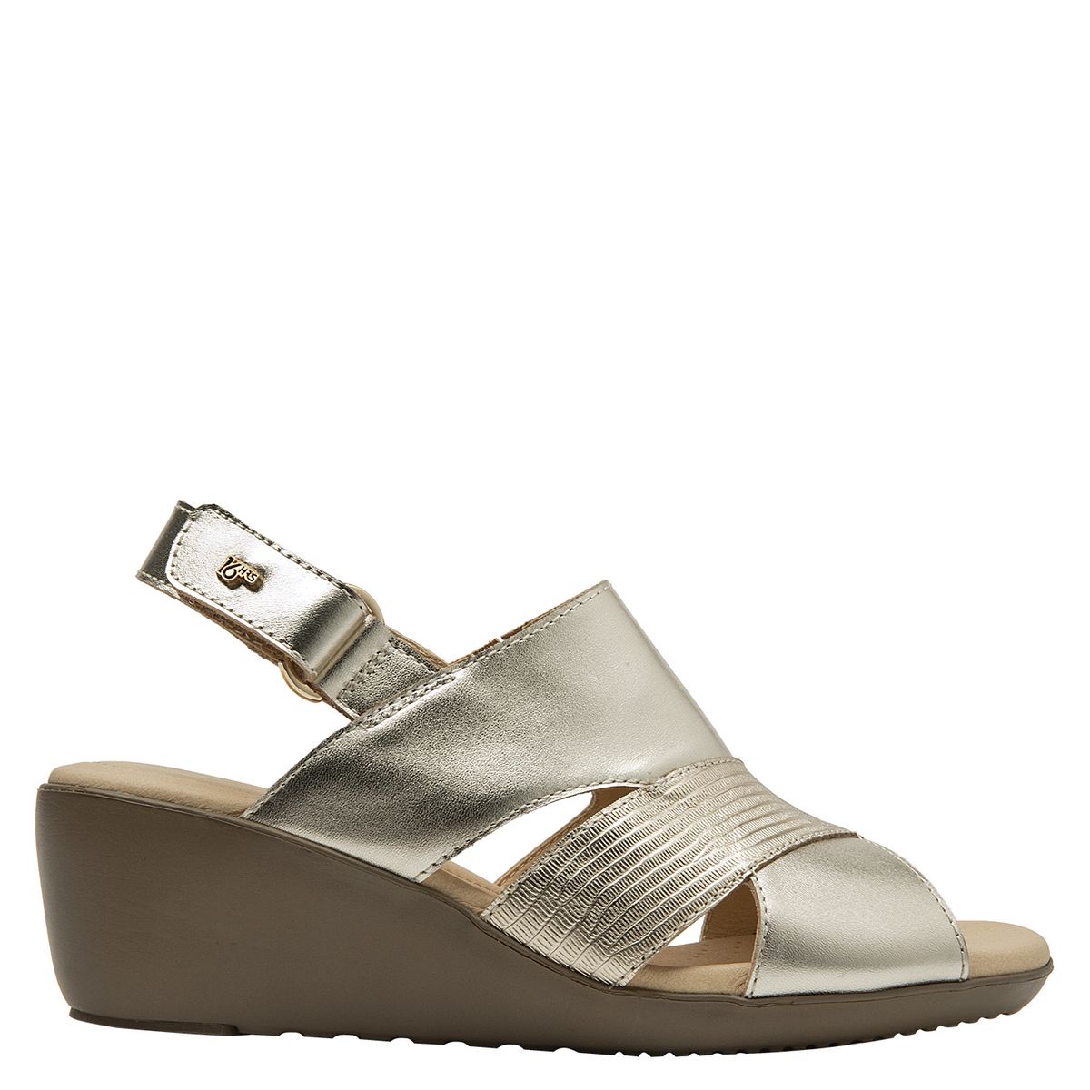 16 HRS - Sandalia Mujer Cuero Negro 16 Hrs