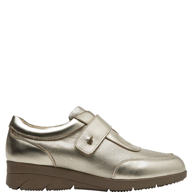 16 HRS Zapato Casual Mujer Cuero Amarillo