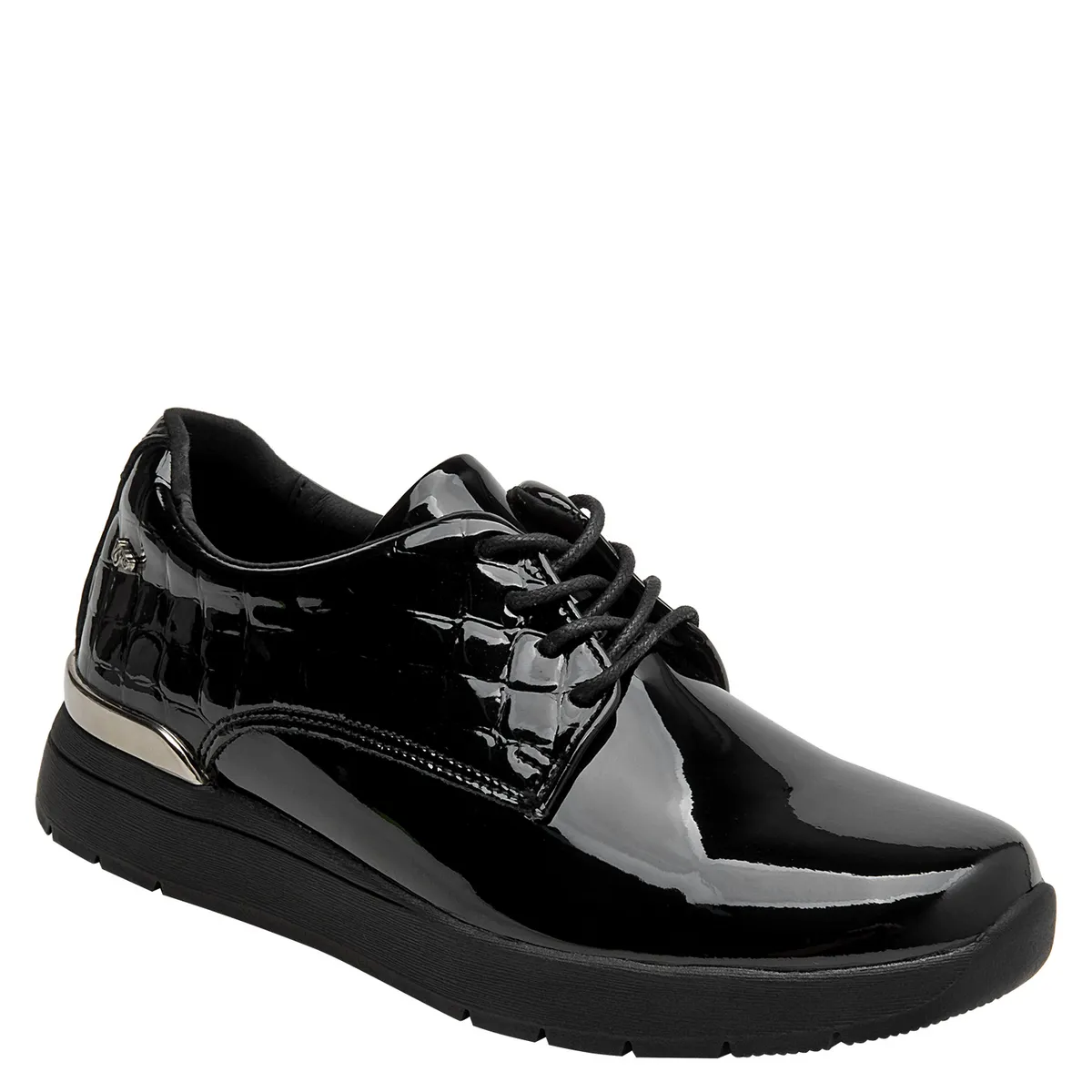 16 HRS - Zapato Casual Mujer Cuero Negro 16 Hrs