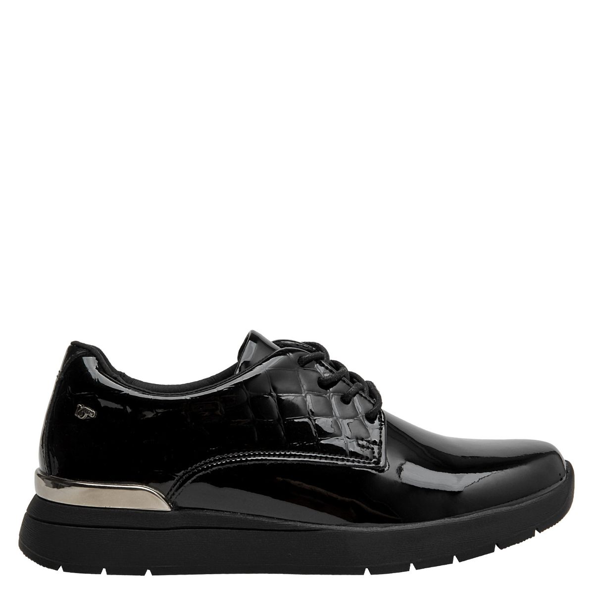 16 HRS - Zapato Casual Mujer Cuero Negro 16 Hrs