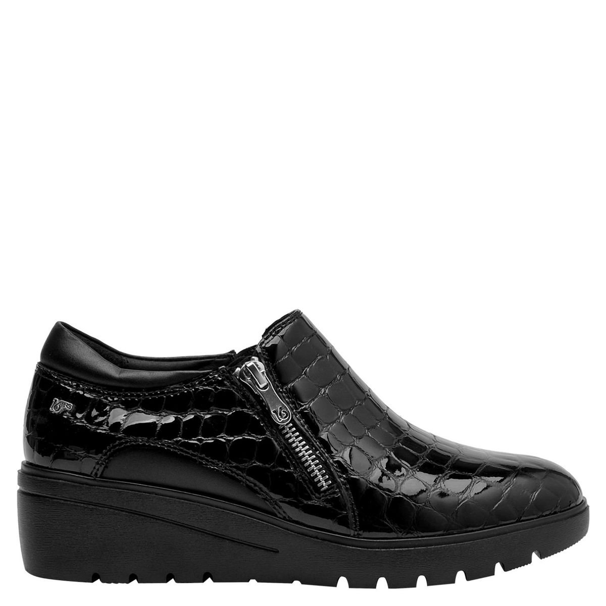 16 HRS - Zapato Casual Mujer Cuero Negro 16 Hrs