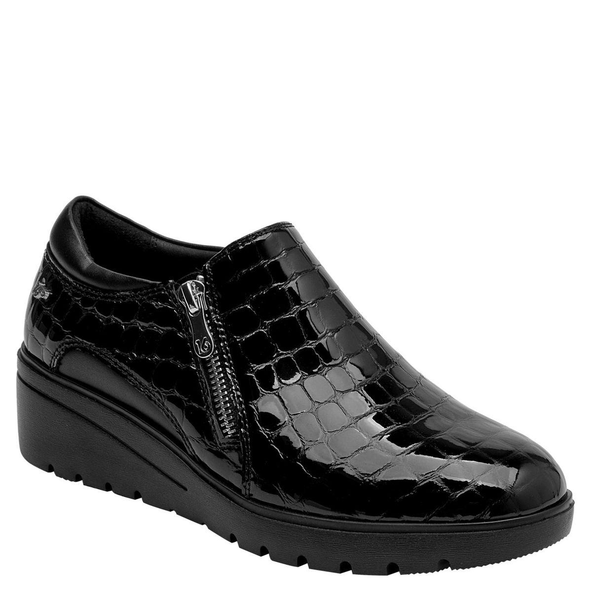 16 HRS - Zapato Casual Mujer Cuero Negro 16 Hrs