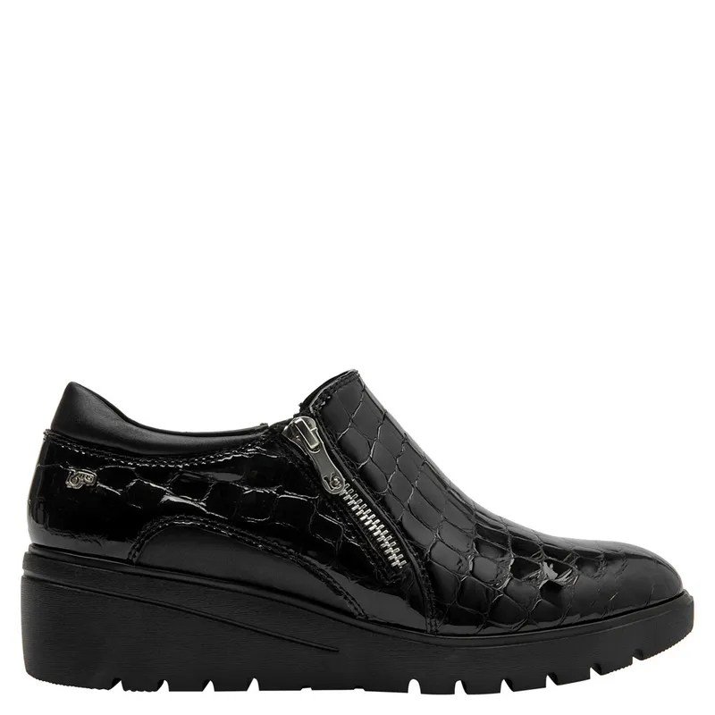 16 HRS - Zapato Casual Mujer Cuero Negro 16 Hrs