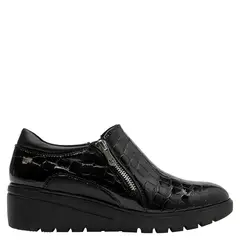 16 HRS - Zapato Casual Mujer Cuero Negro