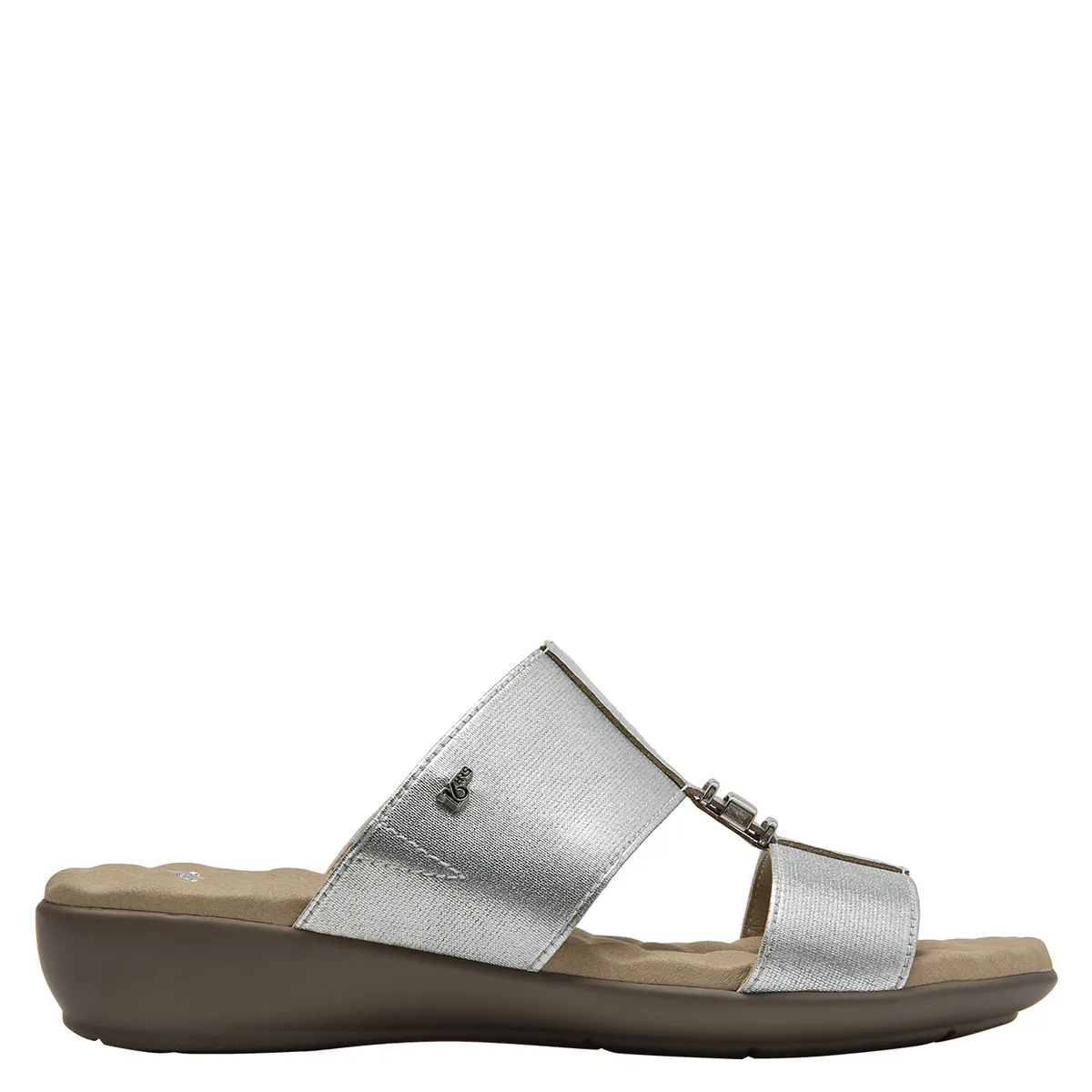 16 HRS - Sandalia Mujer Cuero Gris 16 Hrs